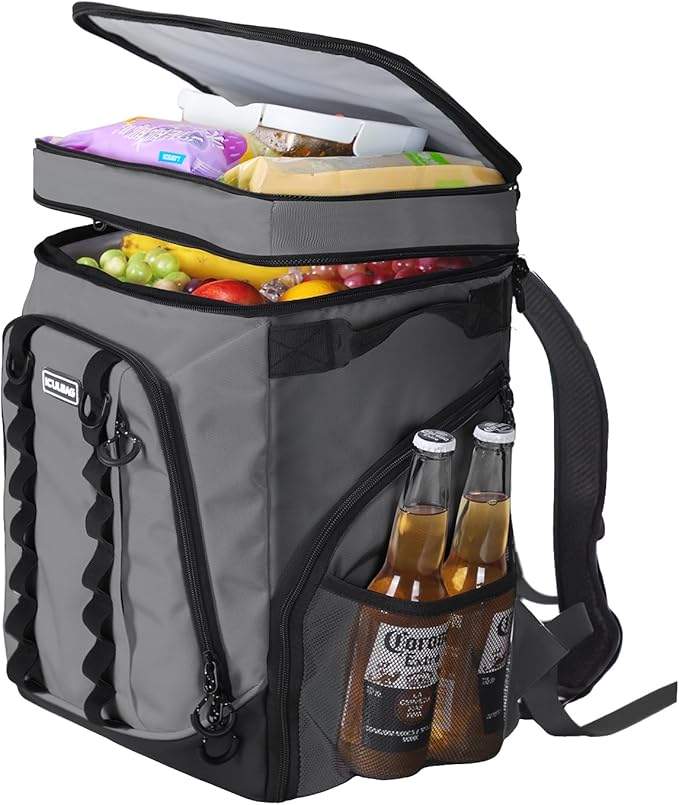 Beach Cooler Backpack for Men 36cans Insulated Backpack Cooler Lunch Bag for Women Camping Hiking Picnic Travel for 18 Hours Cooling 30L