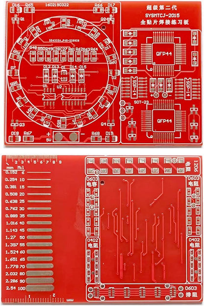 ISolderStore Soldering Practice Kit SMD SMT Kit DIY Electronic DIY Kits Soldering Project oldering Training Board