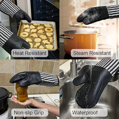 Alselo Silicone Oven Mitts Heat Resistant 932℉