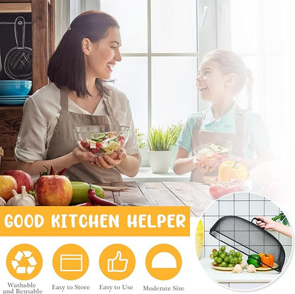 Hicarer 4 Pcs Metal Mesh Screen Food Cover