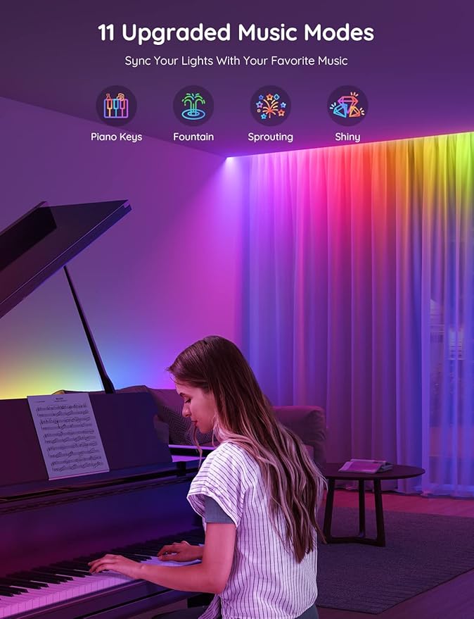 Govee 100ft RGBIC LED Strip Lights, Smart LED Lights