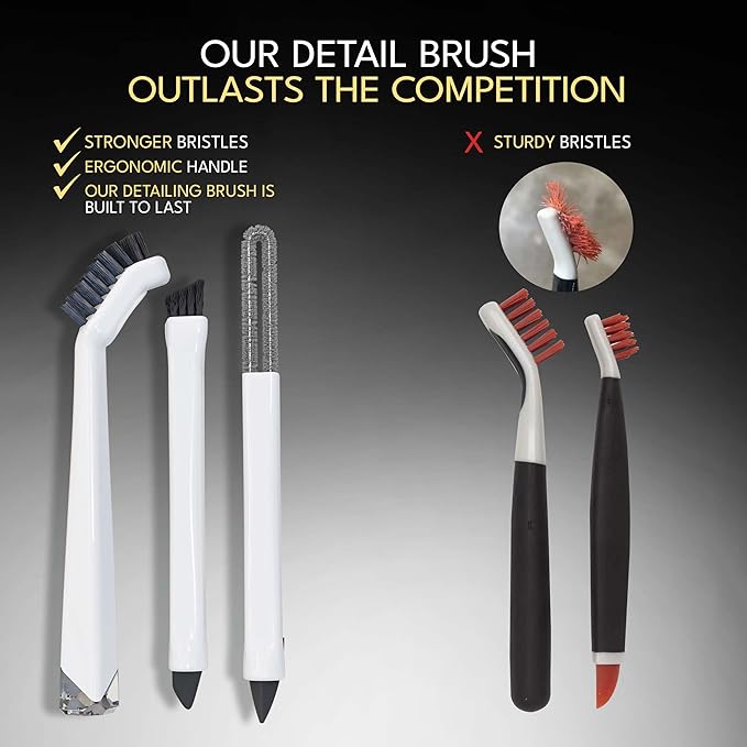 Small Cleaning Brush Set 3pcs—Crevice Brushes