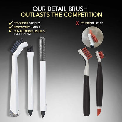 Small Cleaning Brush Set 3pcs—Crevice Brushes