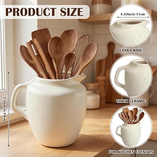 Potchen Rustic Kitchen Utensil Holder