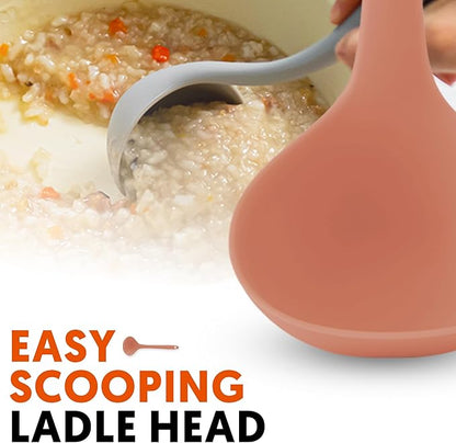 Platinum Silicone Cooking Ladle