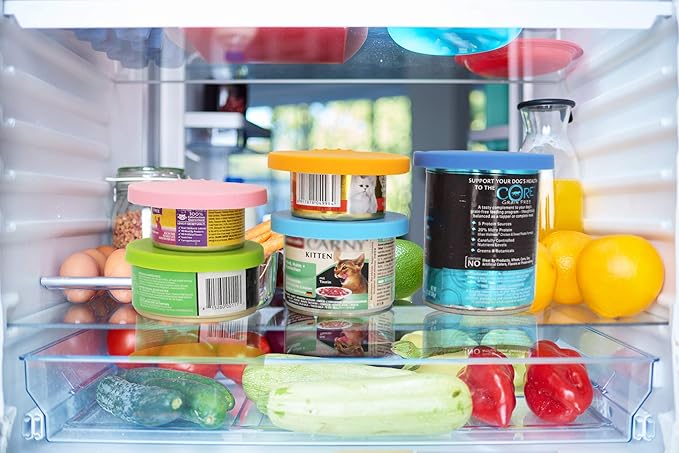 Comtim Pet Food Can Cover Silicone Can Lids