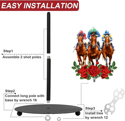 Whaline Horse Racing Paper Towel Holder Countertop Run