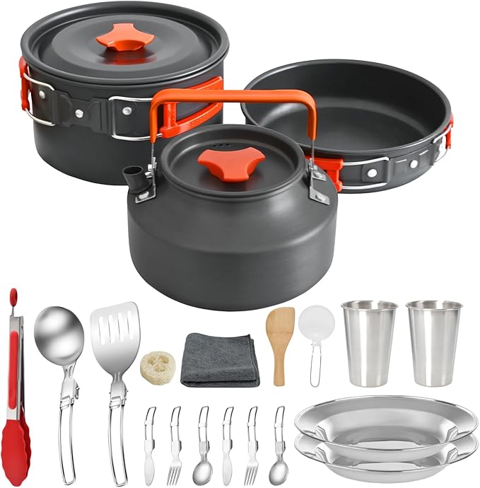 Camping Cookware Mess Kit