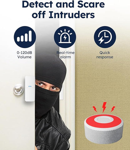 tolviviov Alarm System for Home Security, Door Alarm Systems, App Alerts