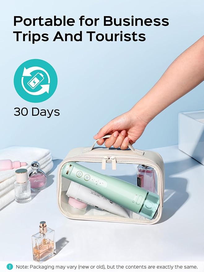 COSLUS Portable Water Flosser for Teeth: 10 Pressure Settings Professional