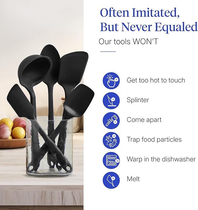 GIR: Get It Right 5-Piece Silicone Ultimate Kitchen Utensils Set