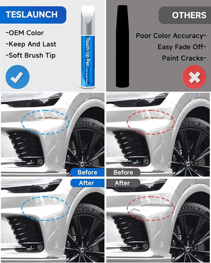 083/2MH Ultra White Tricoat Touch Up Paint Compatible with Lexus Exact Match Touch Up Paint Car Scratch Repair