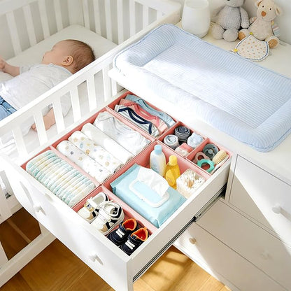 DIMJ Drawer Organizer Clothes Storage