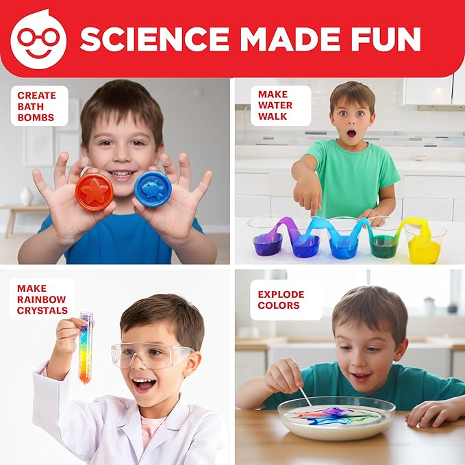 Doctor Jupiter Ultimate Science Kit, Chemistry Set for Kids Ages 8-10-12-14 | Birthday Gift Ideas for Boys & Girls 8,9,10+ Years Old| STEM Toy with 135+ Experiments| Learning & Educational Projects