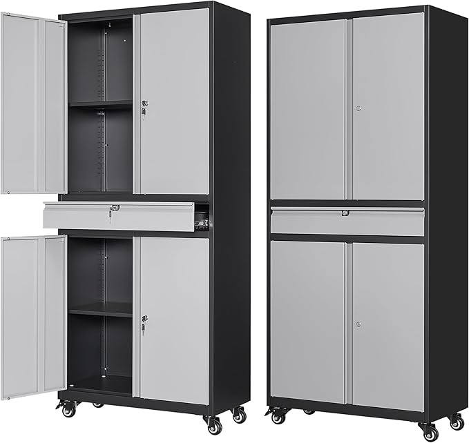 Letaya Metal Garage Storage Cabinet