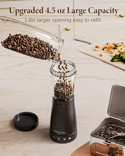 Electric Salt and Pepper Grinder Set