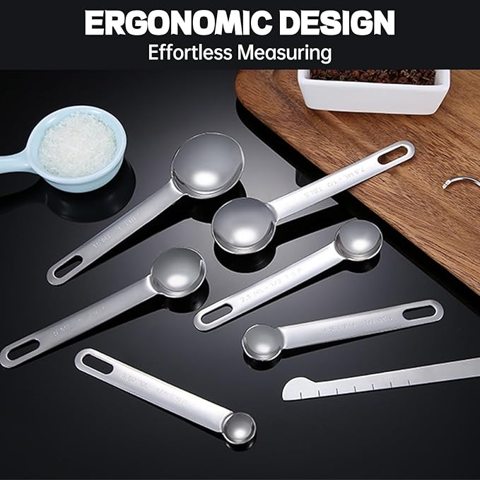 Tablespoon Measuring Spoons Set, Stainless Steel Measuring Spoons