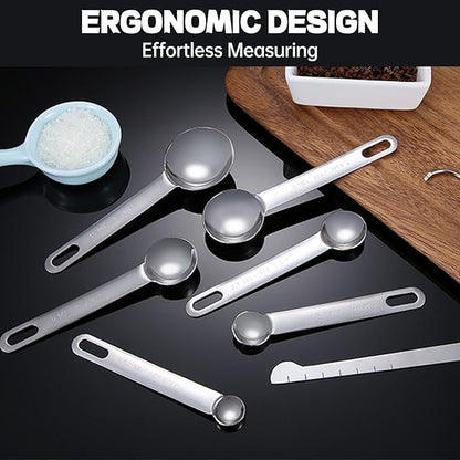 Tablespoon Measuring Spoons Set, Stainless Steel Measuring Spoons
