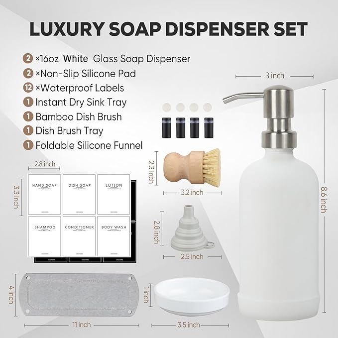 Kitchen Soap Dispenser Set