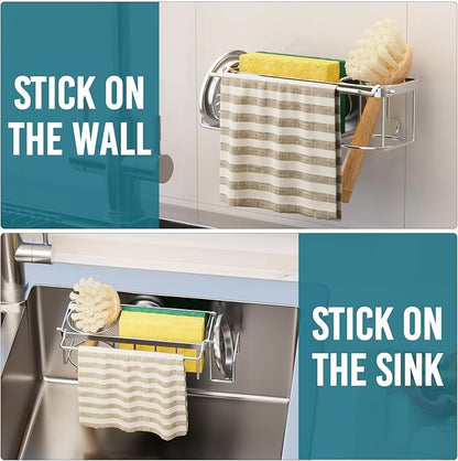 TAILI 4-in-1 Sponge Holder for Kitchen Sink