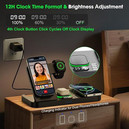 Dual Phone Wireless Charging Station