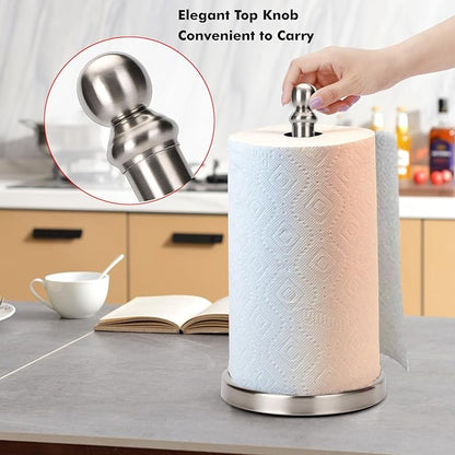 Paper Towel Holder Countertop, Standing Paper Towel Roll Holder