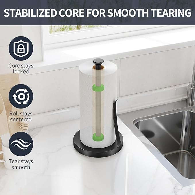 Jesginboo Countertop Paper Towel Holder