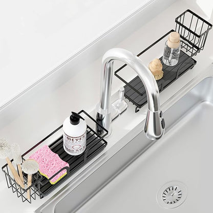 Sponge Holder for Kitchen Sink, Sink Caddy Organizers