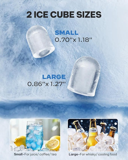 Silonn Countertop Ice Maker, Portable Bullet Ice Machine