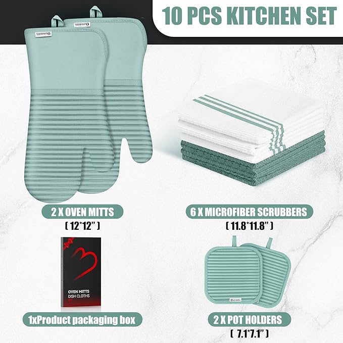 Oven Mitts and Pot Holder Sets