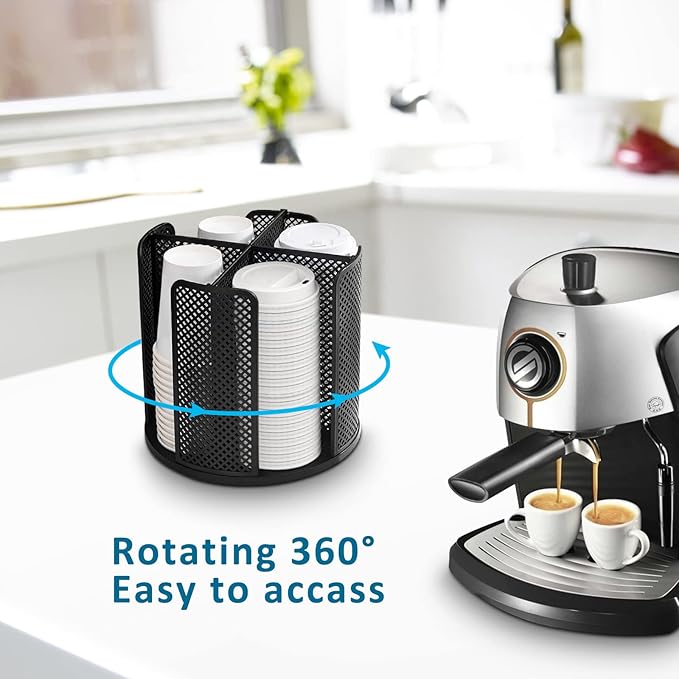 Cup and Lid Organizer Cup Dispenser Coffee Cup Organizer Paper Cup Holder