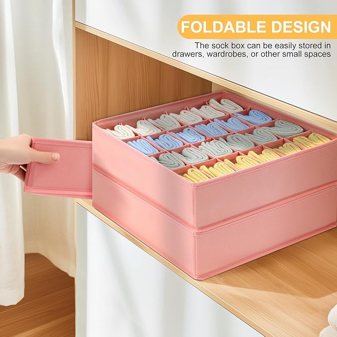 Joyoldelf Sock Organizer Drawer Organizer