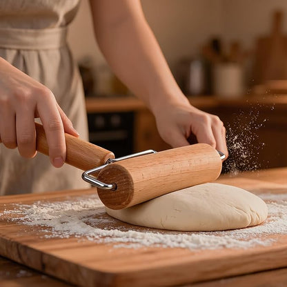 Pizza Rolling Pin Small Rolling Pin Wooden Dough Roller Non Stick Pizza Dough