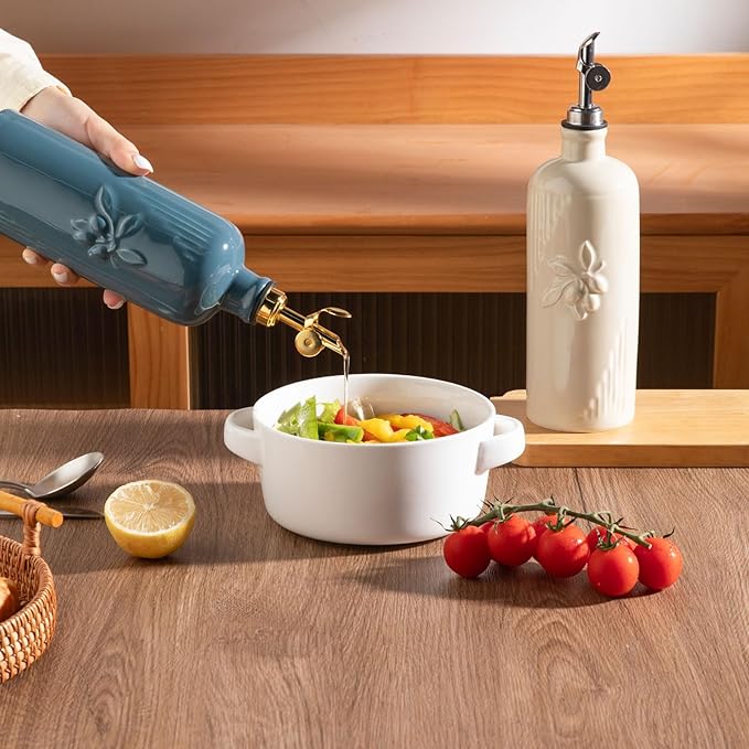 Sweejar Ceramic Olive Oil Dispenser Bottle