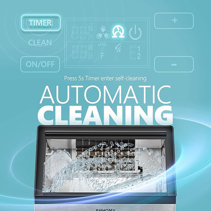 EUHOMY Commercial Ice Maker Machine
