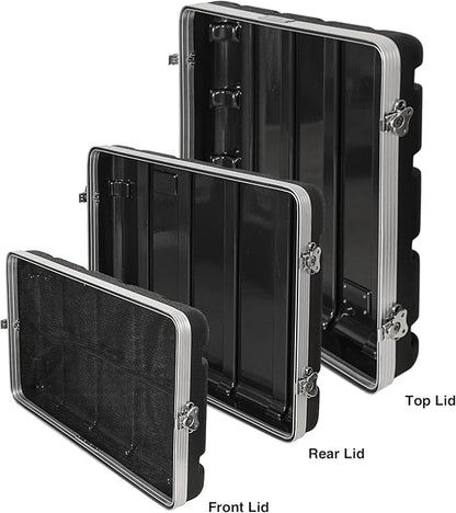 Sound Town Lightweight and Compact 6U ATA ABS Rack Case,