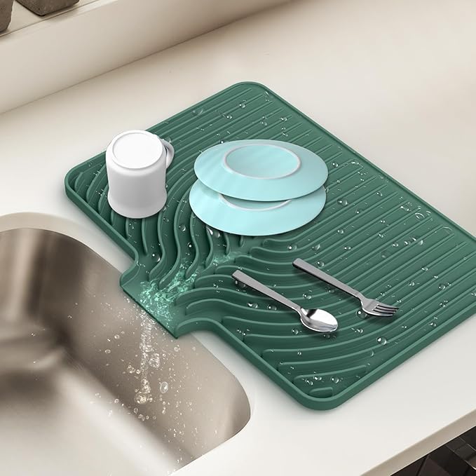 Dish Drying Mat for Kitchen Counter,