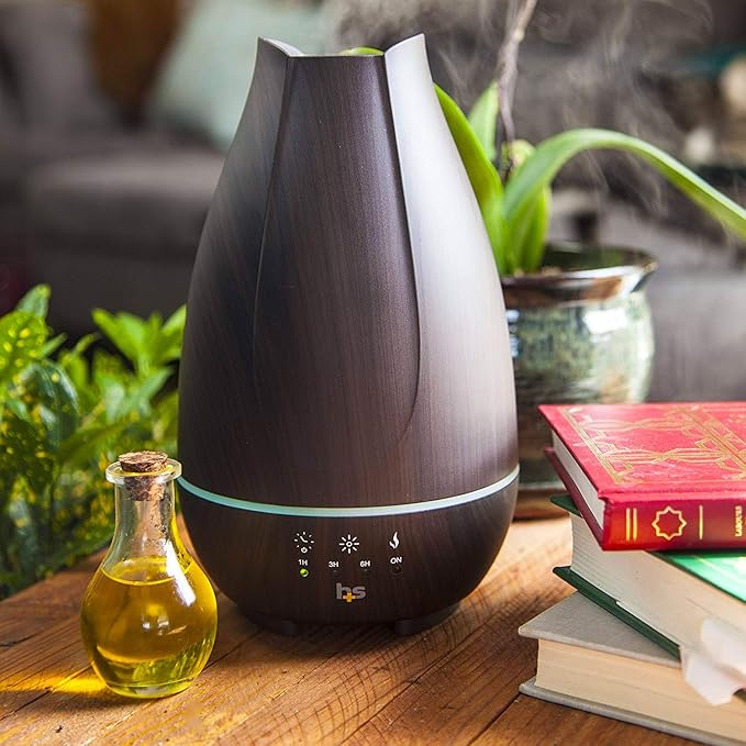 HealthSmart Essential Oil Diffuser, Cool Mist Humidifier and Aromatherapy