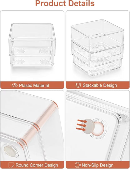 SMARTAKE 20-Piece Drawer Organizer