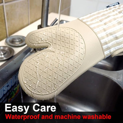 Alselo Silicone Oven Mitts Heat Resistant 932℉