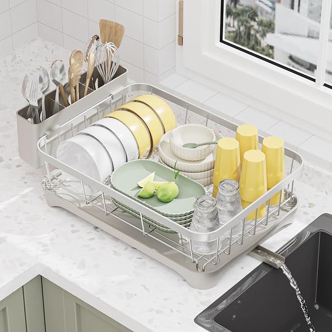 LIYI Drying Rack Tableware, Stainless Steel Drying Rack, 304 Stainless Steel