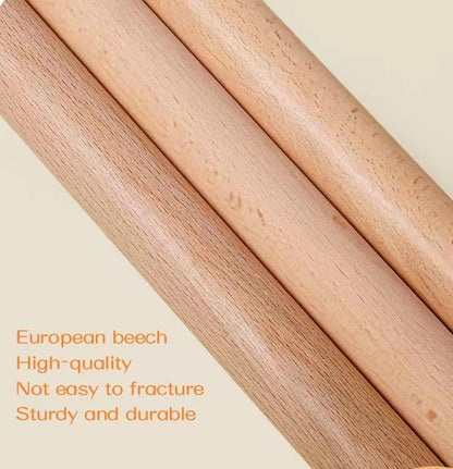 French Rolling Pin, 16 Inches Wooden Rolling Pin