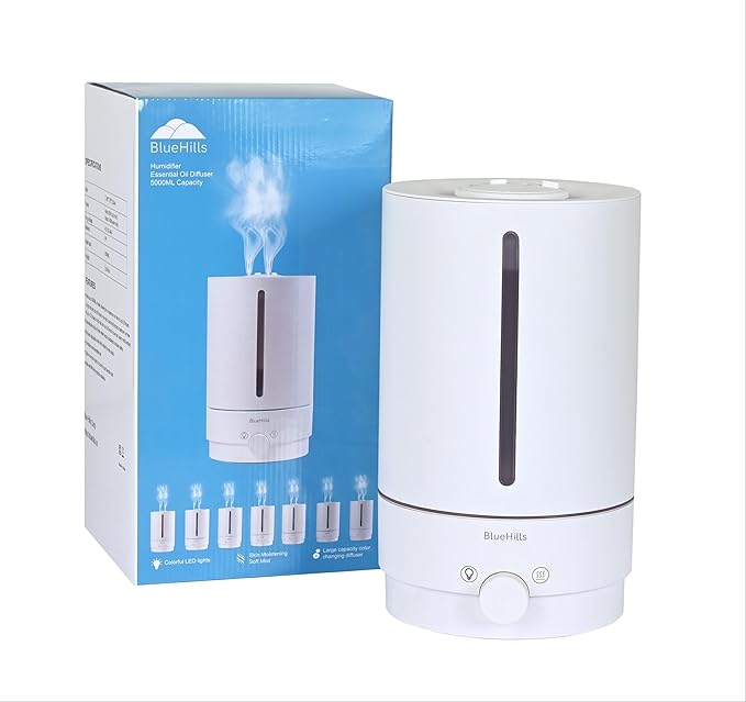 BlueHills Premium 5000 ML XL Cool and Warm Mist Ultrasonic Diffuser Humidifier