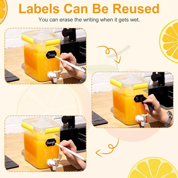 Mumufy 3 Set Plastic Drink Dispensers