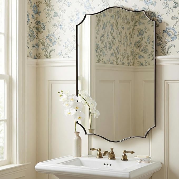ANDY STAR Brushed Bronze Mirror, Bathroom Mirror