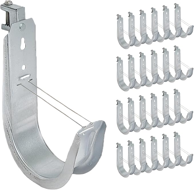 ICC Beam Clamp J Hook 4” with Retainer Clip