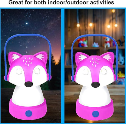 Kids Camping Essentials ??LED Kids Lantern and Rechargeable Kids Headlamp Set | Multiple Purposes Kids Nightlight/Flashlight Toys ?“Holiday, Halloween N Birthday Gifts for Toddlers and Kids (Pink)