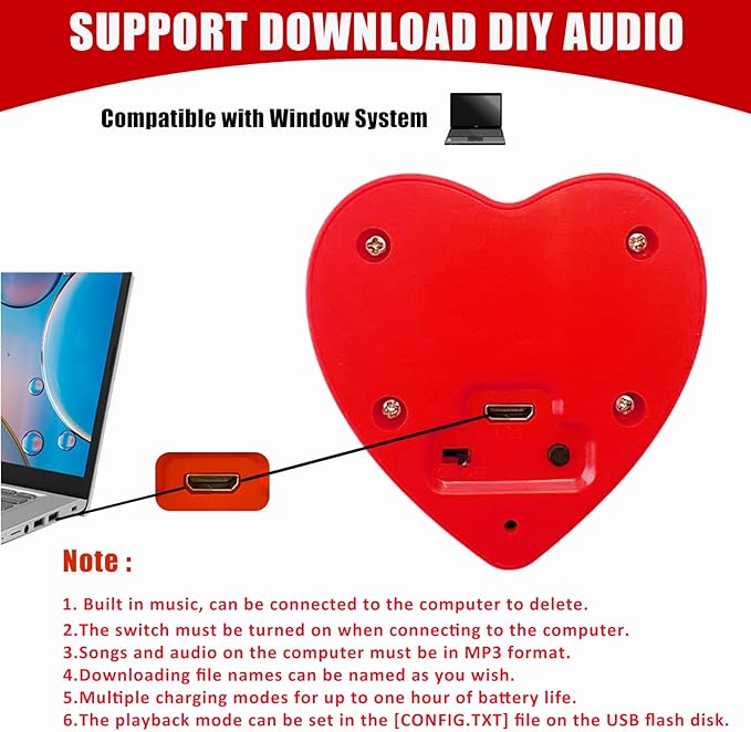 Voice Recorder, XLW 16min USB Downloadable, Recordable Sound Chips Module