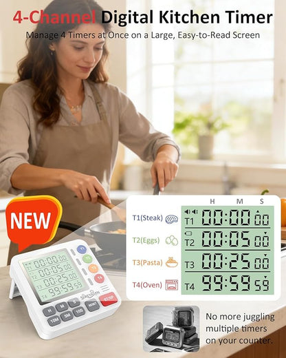 Digital Kitchen Timer for Cooking