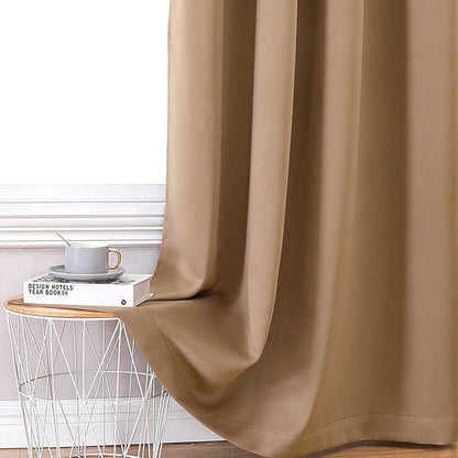 ChrisDowa 100% Blackout Curtains